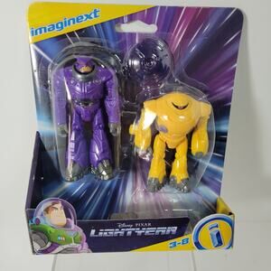 Imaginext Disney Pixar ZURG & ZYCLOPS Lightyear Movie 2 Figure Pack NIP 2022